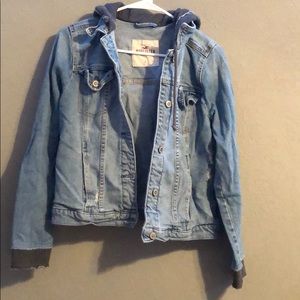 Hoodie jean jacket